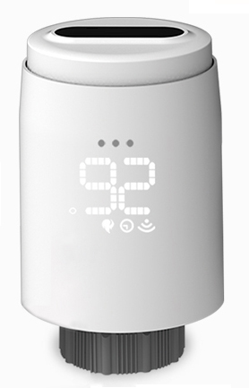 SET 4x Zigbee termostatická hlavica Z03 + WiFi zigbee brána + Spínač kotla Z03