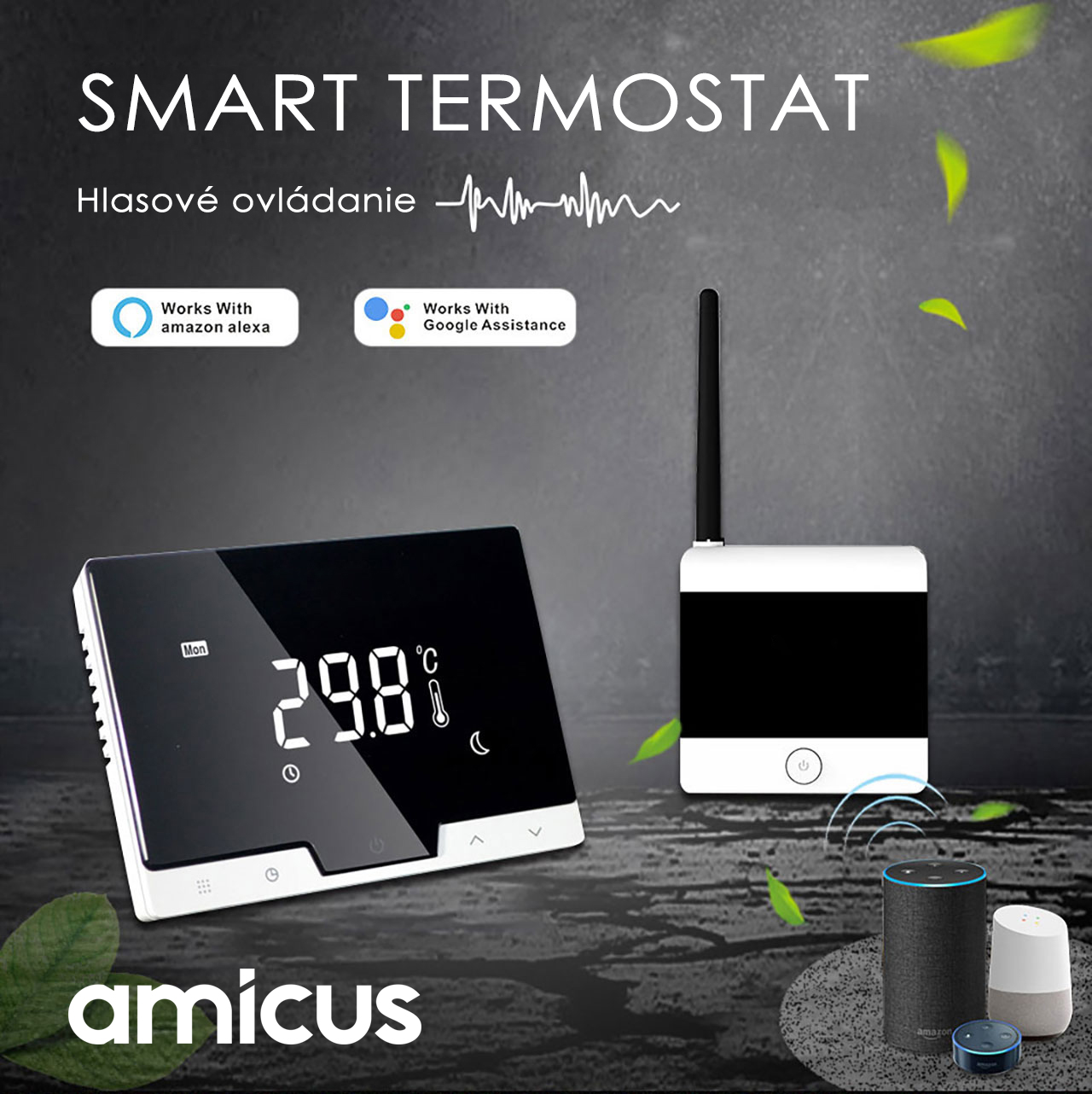 WiFi bezdrôtový termostat 